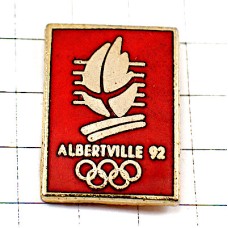 ピンバッジ・アルベールビル五輪オリンピック冬季ビンテージ中古品 ALBERTVILLE-1992 SAVOIE FRANCE