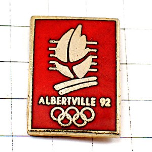 ピンバッジ・アルベールビル五輪オリンピック冬季ビンテージ中古品 ALBERTVILLE-1992 SAVOIE FRANCE