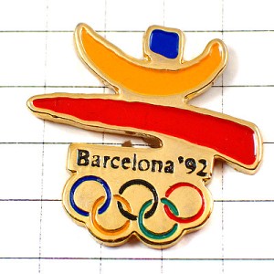 ピンバッジ・バルセロナ五輪スペイン夏季オリンピック1992年ビンテージ中古品 BARCELONA-1992 SPAIN