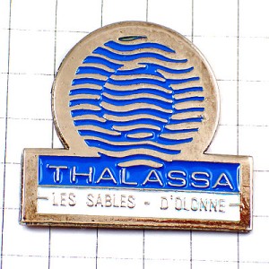 ピンバッジ・水の流れディナール海水浴場 THALASSA FRANCE