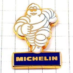 ピンバッジ・ミシュラン社ビバンダムくんビブ BIBENDUM MICHELIN FRANCE