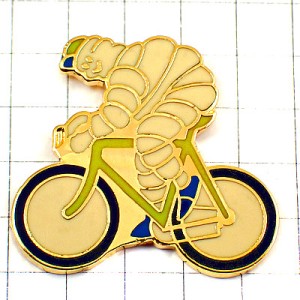 ピンバッジ・自転車ミシュラン社ビバンダムくん BIBENDUM MICHELIN CYCLE FRANCE