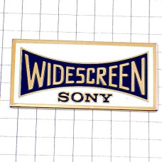 ピンバッジ・SONYソニーのワイドスクリーン大画面モニター SONY WIDESCREEN TV