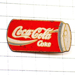 ピンバッジ・コカコーラ赤い缶 COCA-COLA