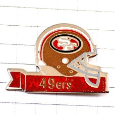 ピンバッジ・アメフト/サンフランシスコ49ERSヘルメット/アメリカンフットボールUSA SAN-FRANCISCO 49ERS