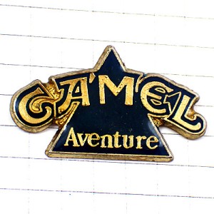 ピンバッジ・キャメル煙草たばこ三角 CAMEL-AVENTURE CAMEL