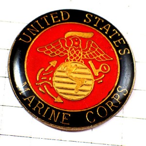 ピンバッジ・アメリカ海兵隊ミリタリー鷲イーグル米軍/USAイカリ地球 MARINE-CORPS US-MARINES