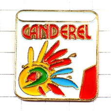 お買得ピンバッジ・人工甘味料の容器 CANDEREL FRANCE