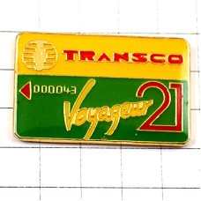 ピンバッジ・会員カード２１ TRANSCO VOYAGEUR