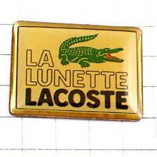 ピンバッジ・ラコステ鰐ワニ洋服ブランド眼鏡 LACOSTE LUNETTE FRANCE