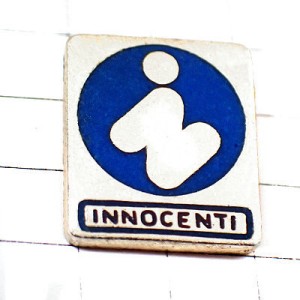 ピンバッジ・イノチェンティ車「Ｉ」イタリア INNOCENTI ITALIA ITALY INNOCENTI-MINI INNOCENTI-LAMBRETA