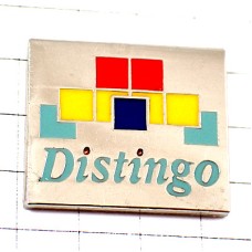 ピンバッジ・カラフルな四角柄 DISTINGO COLORS