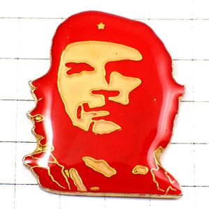 ピンバッジ・チェゲバラ革命家コミュニスト赤い星キューバ共産主義アルゼンチン CHE-GUEVARA