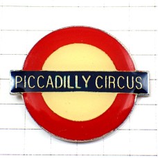 ピンバッジ・ピカデリーサーカス駅ロンドン地下鉄イギリス英国 PICCADILLY CIRCUS LONDON SUBWAY ENGLAND