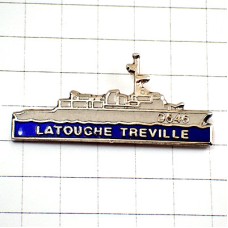 ピンバッジ・軍艦ラトゥーシュ＝トレヴィル駆逐艦フランス軍ミリタリー LATOUCHE-TREVILLE FRANCE