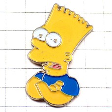 ピンバッジ・シンプソンズ一家のバートくん THE-SIMPSONS