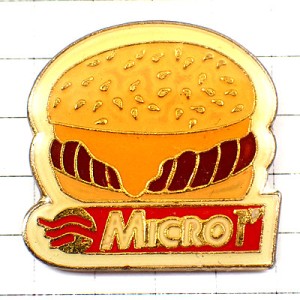 ピンバッジ・ハンバーガーとろけるチーズバーガー HAMBURGER MICRO