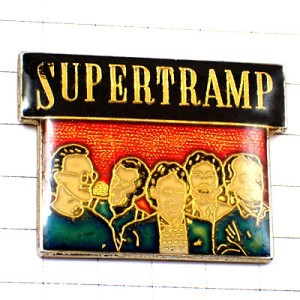 ピンバッジ・スーパートランプ音楽バンド英国メンバー SUPERTRAMP ENGLAND