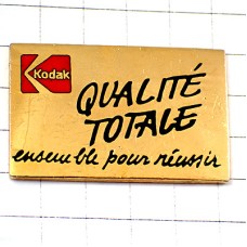 ピンバッジ・写真コダック社の品質 KODAK QUALITY