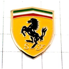 ピンバッジ・フェラーリ黒馬SFエンブレム車ロゴ SCUDERIA-FERRARI FERRARI ITALIA ITALY