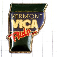 ピンバッジ・バーモント州アメリカ/USA米国 VERMONT STATE MAP