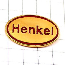 ピンバッジ・ヘンケル社ドイツ赤い丸 HENKEL GERMANY DEUTSCHLAND