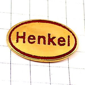 ピンバッジ・ヘンケル社ドイツ赤い丸 HENKEL GERMANY DEUTSCHLAND