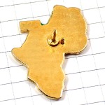 ピンバッジ・アフリカ地図オレンジ果物 ORANGE AFRICA MAP LIBAN SENEGAL SOUDAN EGYPT