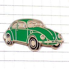 ピンバッジ・ワーゲン車ビートル緑色オールドカー VW-BEETLE VW VOLKSWAGEN GERMANY