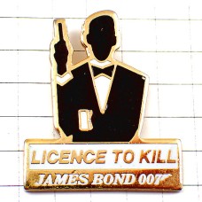 ピンバッジ・００７『消されたライセンス』ボンド映画 JAMES-BOND LICENSE-TO-KILL