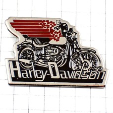 ピンバッジ・ハーレーダビッドソン２輪バイク翼オートバイ HARLEY-DAVIDSON WING USA