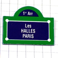 ピンバッジ・パリ第一区の住所標識 LES-HALLES PARIS FRANCE