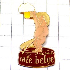 ピンバッジ・ブリュッセル小便小僧ビール酒ベルギーのカフェ MANNEKENPIS BRUSSEL BRUXEL BELGIUM STATUE CAFE-BELGE