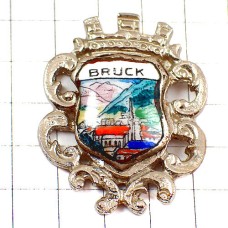 ピンバッジ・オーストリアの町の紋章 BRUCK AUSTRIA