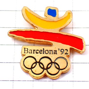 ピンバッジ・バルセロナ五輪スペイン夏季オリンピック1992年ビンテージ中古品 BARCELONA-1992 SPAIN