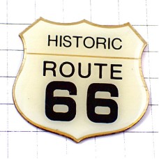 ピンバッジ・ルート66ハイウェイ高速道路アメリカ/USA ROUTE-66