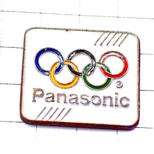 ピンバッジ・パナソニック五輪オリンピックスポンサー PANASONIC JAPAN