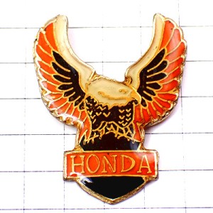 ピンバッジ・ホンダ鷲のマーク二輪バイクわしイーグル鳥 HONDA EAGLE JAPAN