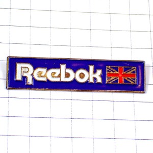 ピンバッジ・リーボック靴イギリスの国旗UK英国 REEBOK ENGLAND