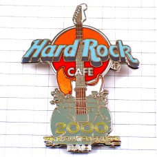 ピンバッジ・エレキギター楽器バリ島インドネシア HARD-ROCK-CAFE HRC GUITAR BALI 2000-YEAR INDONESIA