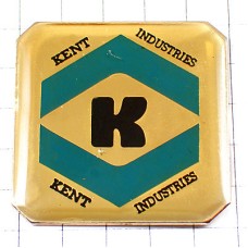 お買得ピンバッジ・アルファベット「Ｋ」六角形 KENT-INDUSTRIES