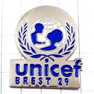 ピンバッジ・ユニセフ国際連合児童基金 UNICEF