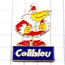 ピンバッジ・鳥サンタクロースの格好クリスマス COLIBLEU