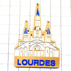 ピンバッジ・ルルドの教会カトリック聖地 BASILQUE LOURDES FRANCE