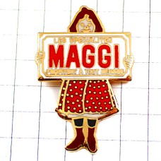 ピンバッジ・マギー水玉スカートの女の子 MAGGI FRANCE