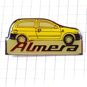 ピンバッジ・パルサー日産アルメーラ黄色い車 NISSAN-ALMERA JAPAN