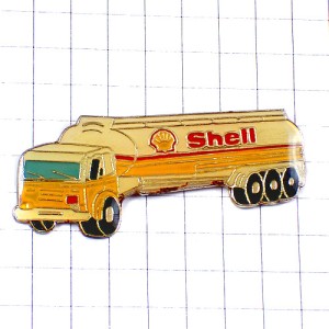 ピンバッジ・大型トラック車シェル石油 SHELL TRUCK ENGLAND