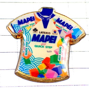 ピンバッジ・ツールドフランス自転車レース服 MAPEI MAILLOT LE-TOUR-DE-FRANCE