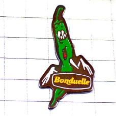 ピンバッジ・インゲン豆くん野菜ボンデュエル BONDUELLE CHILI