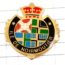 ピンバッジ・ノワールムティエ紋章 NOIRMOUTIER ISLAND FRANCE